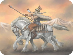 Sleipnir und Odin
